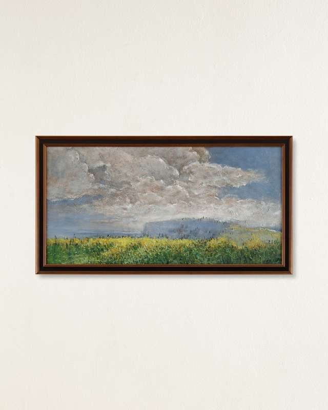 Billowing Cloudscape II Original Painting by Teng Fei